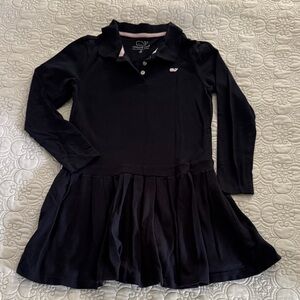 Vineyard Vines Navy Blue Kids Casual Dress